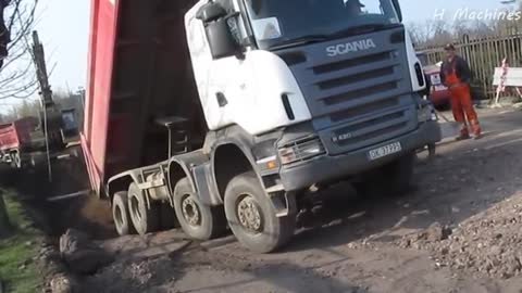 compilation of tipper truck videos