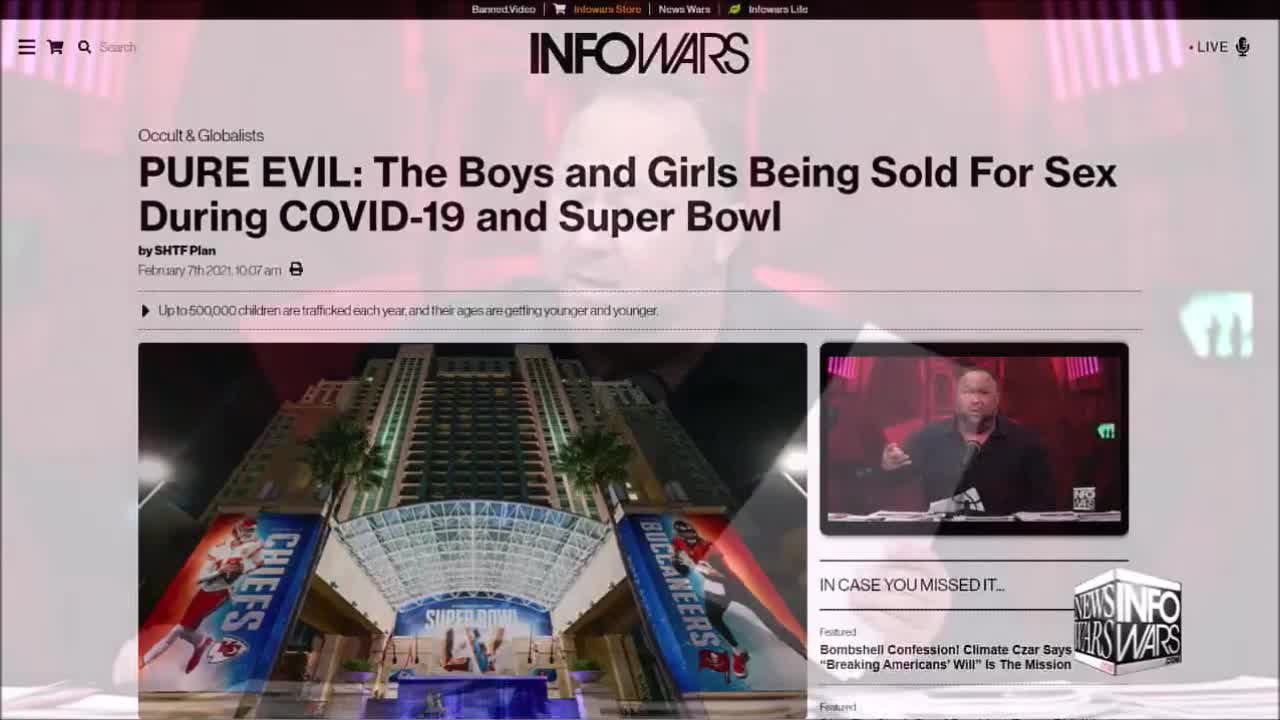 BREAKING : Super Bowl Promotes Child Pedophilia & Grooming Of Children !!!