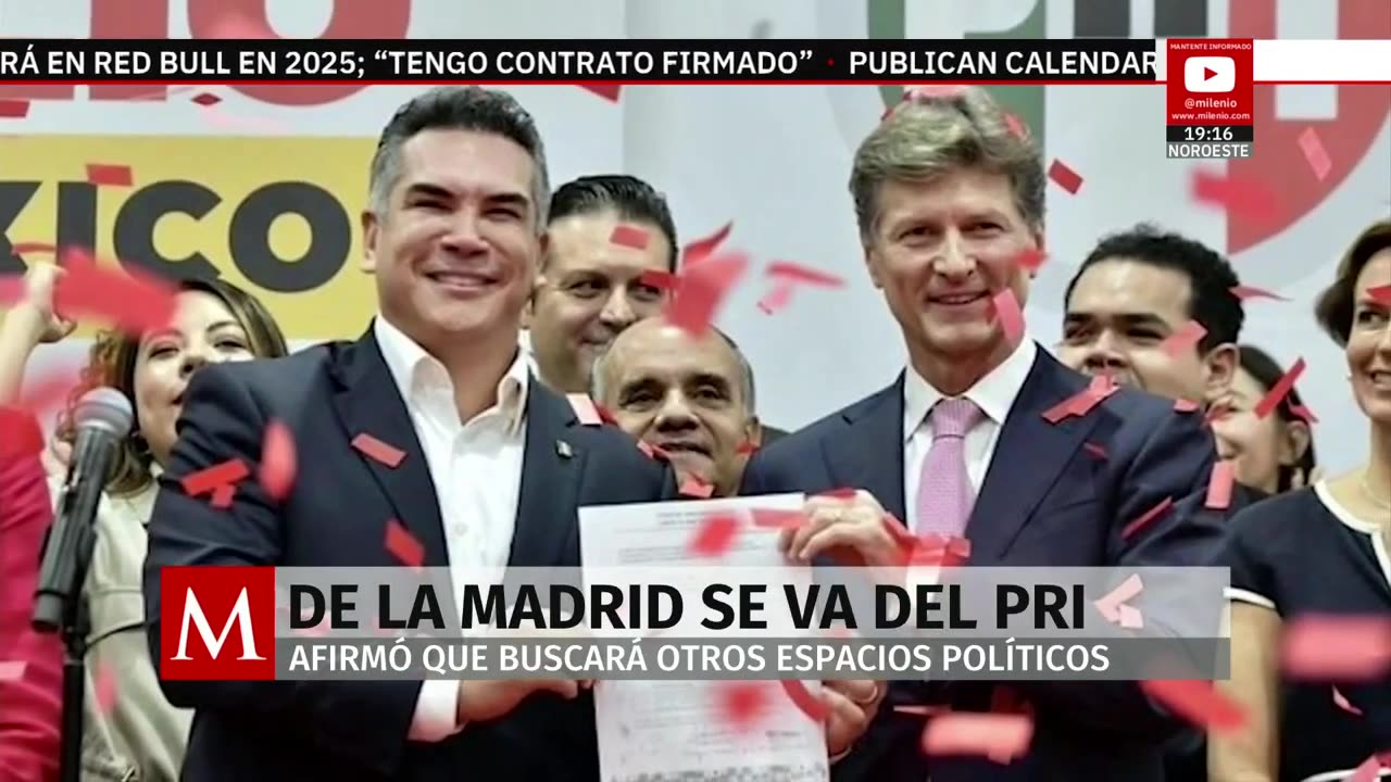 Enrique de la Madrid se retira del PRI; desea cambiar de espacio