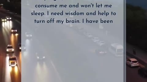 Prayer For Restful sleep