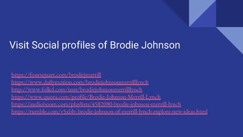 Brodie Johnson has decades of experience working with companies