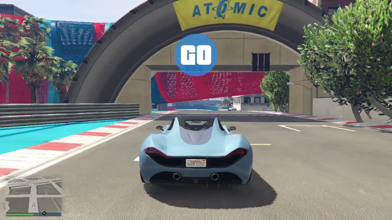 GTA 5 Online - Mind Blowing Stunt Race on Custom Tracks | Race in T20