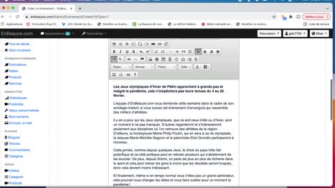 Tutoriel Intégration article plateforme