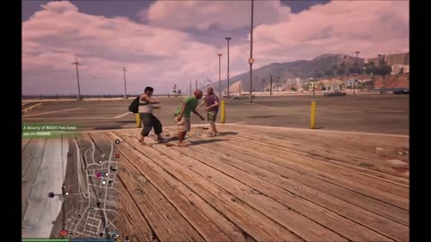 GTAV Online - Starting Fights Between NPC's