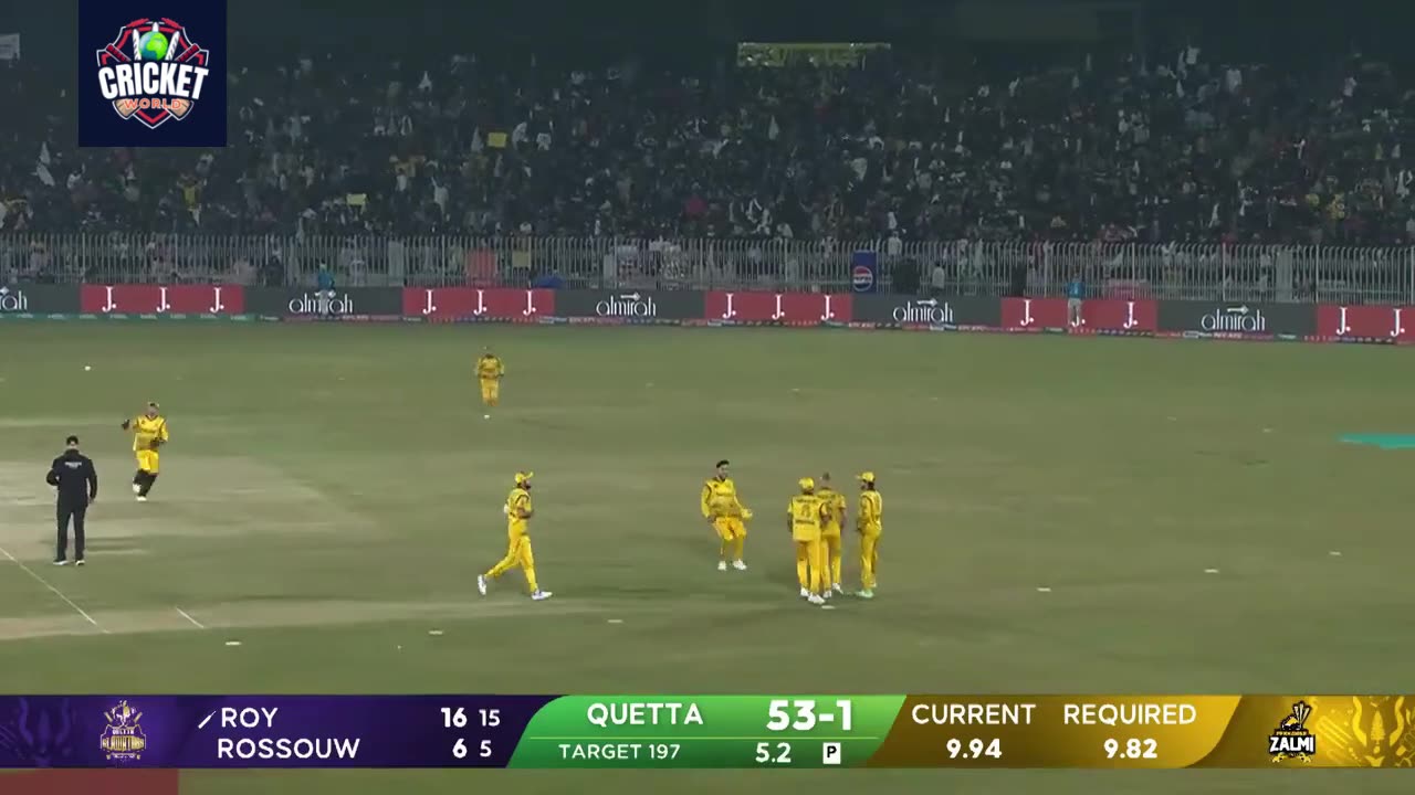 Peshawar Zalmi vs Quetta Gladiators Match 25