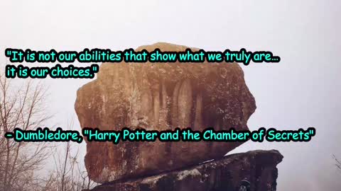 Dumbledore "Harry Potter and the chamber of secret" movie quotes