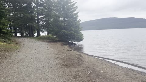 Gone Creek Campground Boat Dock – Timothy Lake – Mount Hood – Oregon – 4K