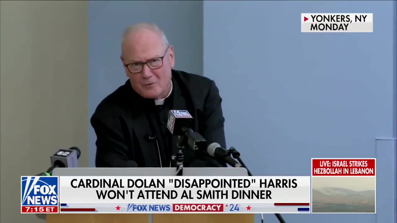 Cardinal Dolan Calls Out Kamala Harris For Breaking 40 Years Of Tradition (VIDEO)