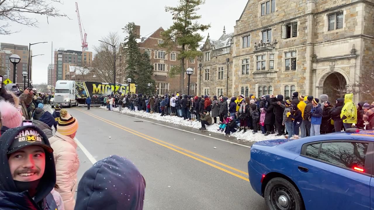 LIVE: University of Michigan Football National Championship Parade