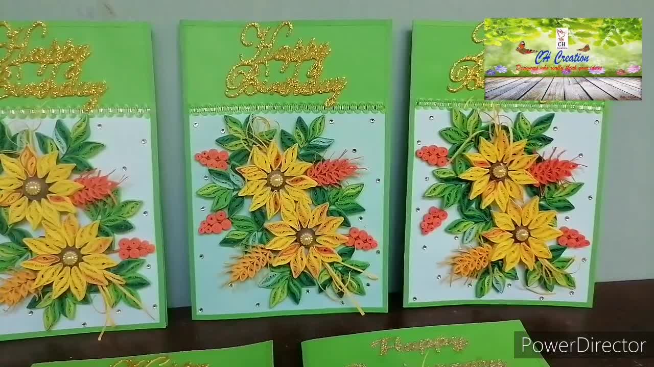 New Greeting Cards Design 1 from Ch Creation Moratuwa @Ch creation moratuwa Tutorial