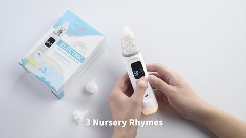 How to use the electric baby nasal aspirator, Nasal Aspirator for Baby.