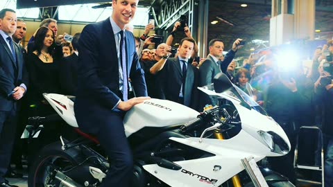 Prince William's motorcycle riding terrified his wife