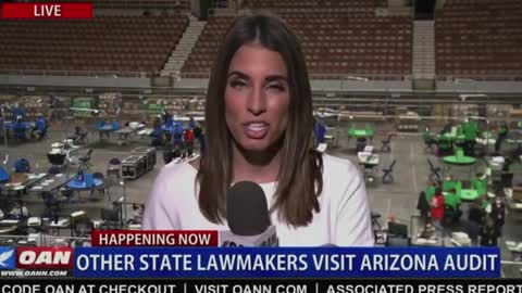 Reporter Christina Bobb Announces Pennsylvania Sent Delegation to AZ Today