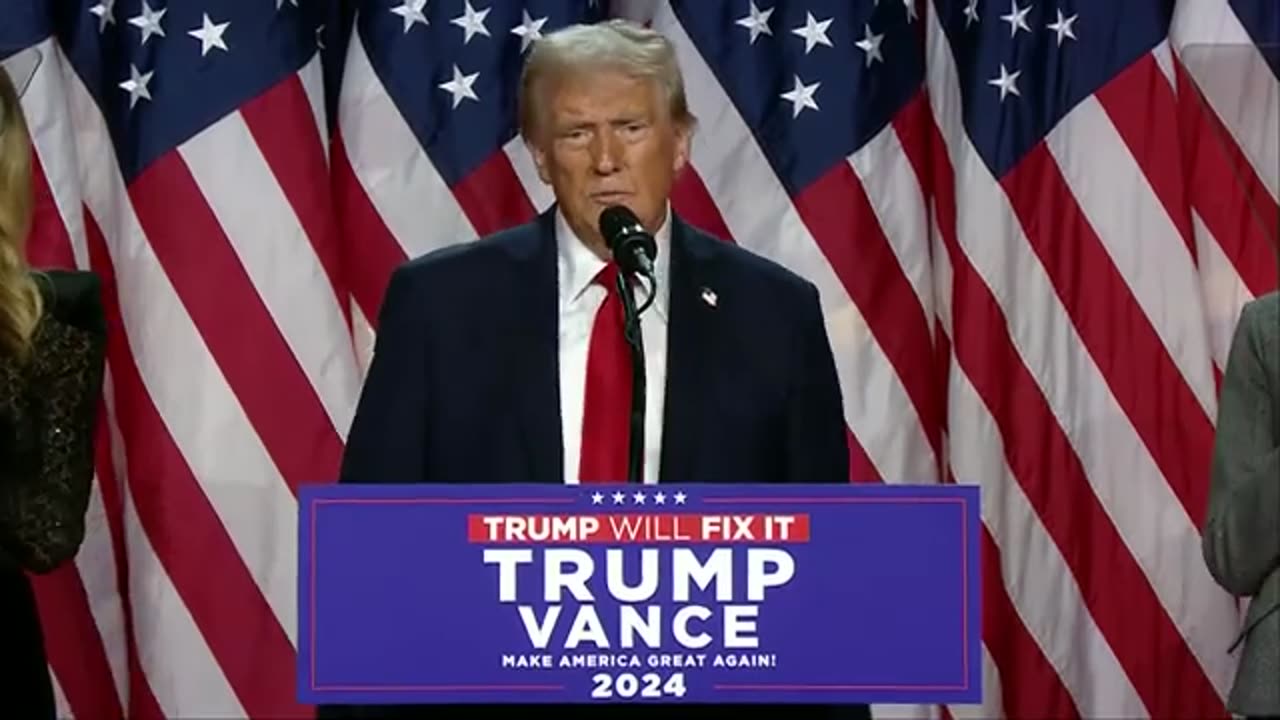 PRESIDENT DONALD JOHN TRUMP VICTORY SPEECH