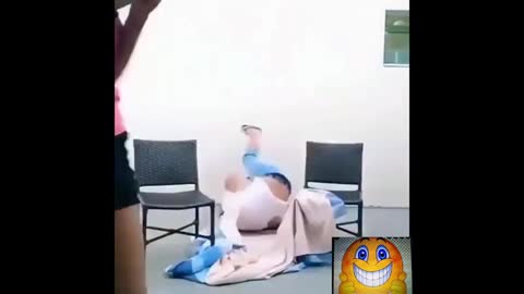 funny man falls