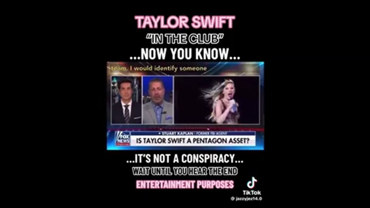 The Pentagon/Taylor Swift Psyop.. oh and btw.. it's a dude..