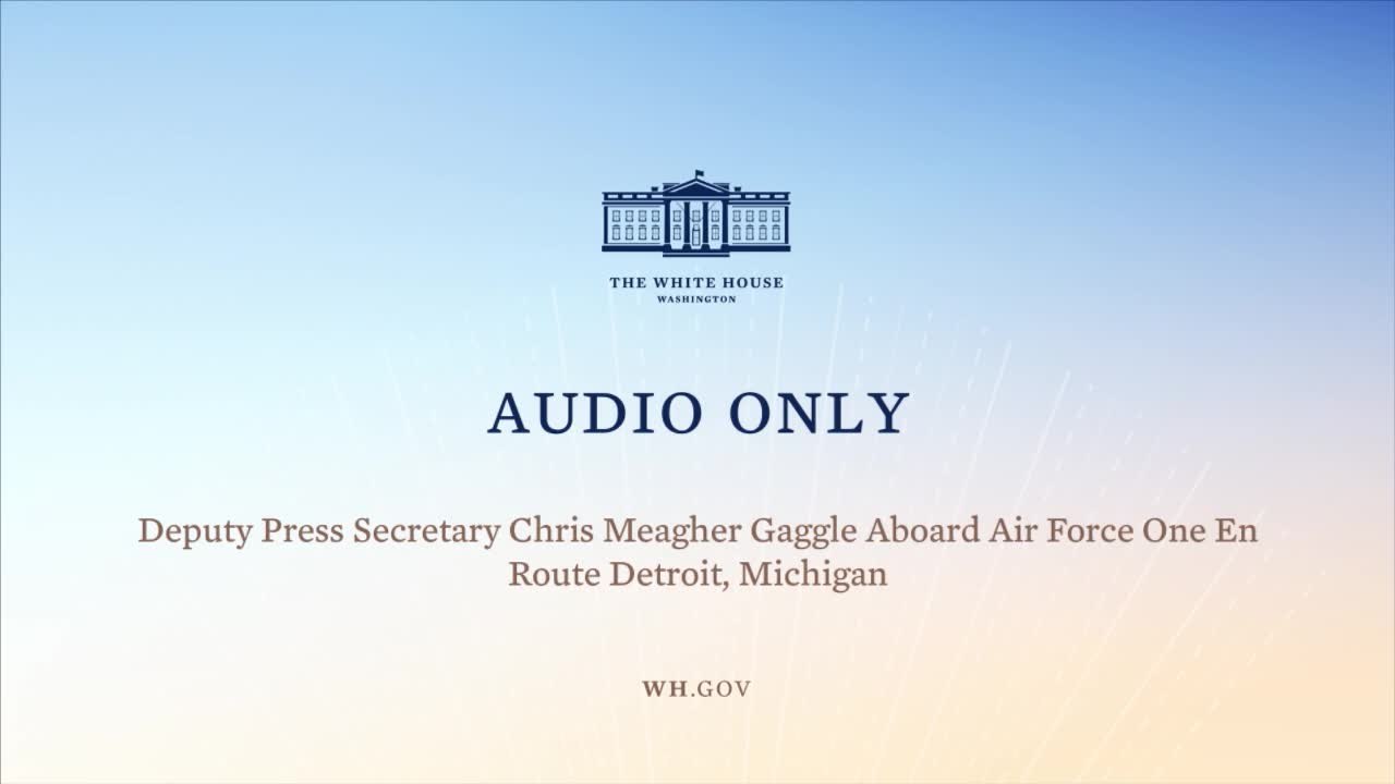 White House Press Briefing November 17 2021 Aboard Air Force One