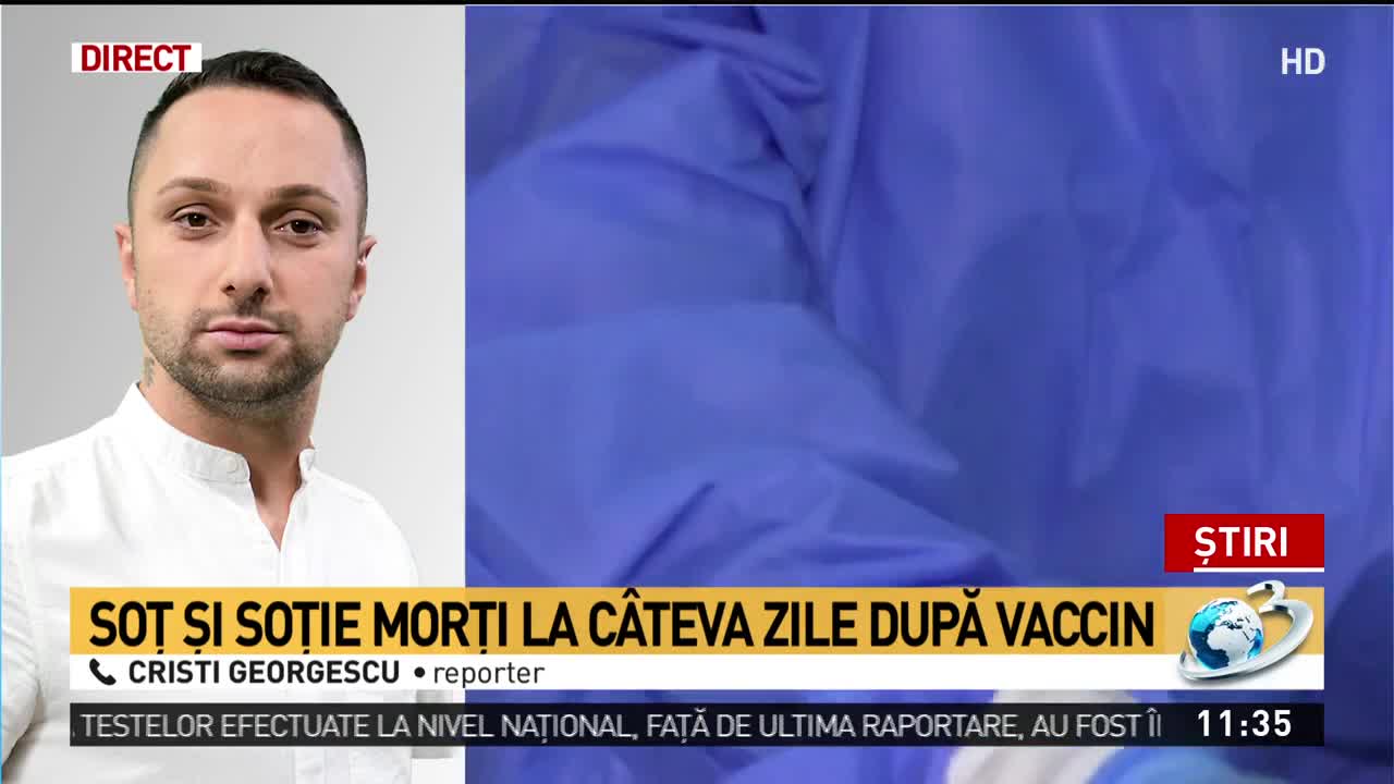 Soț și soție din Prahova, morți la doar câteva ore după vaccinul Pfizer/BioNTech