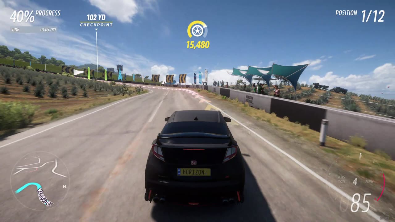 Forza Horizon 5 - Valle Del Rio Sprint in a Honda Civic Type-R!