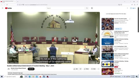 RUSD May 1, 2024 Board Meeting: Parent Brookover attacks board