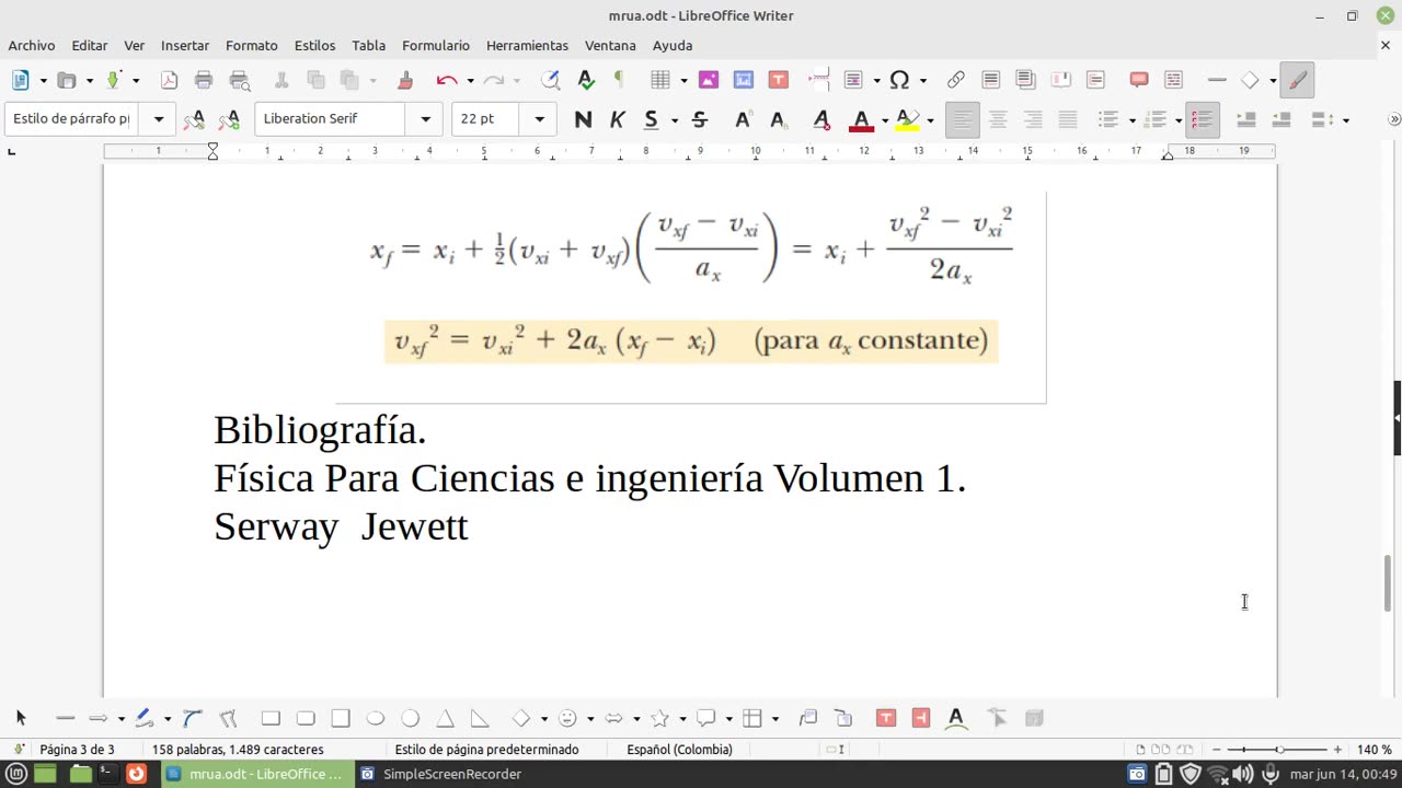 problema de fisica examen de admision