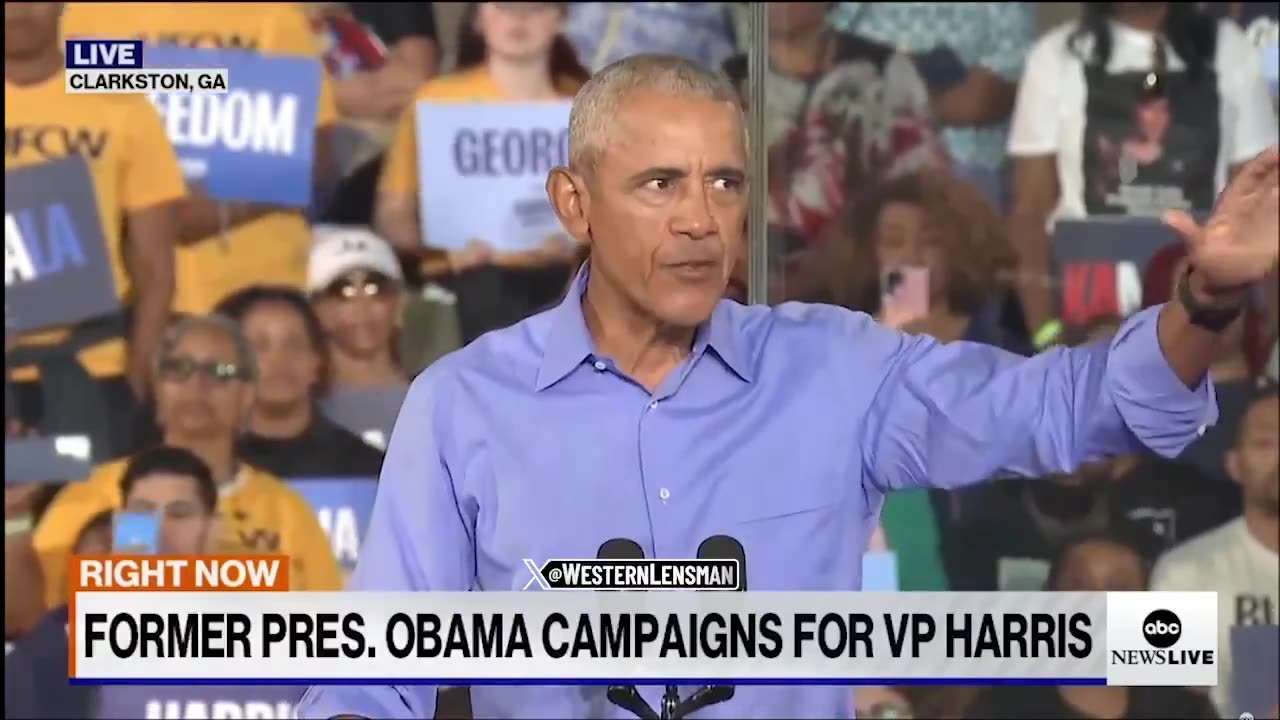 Obama Admits the Biden-Harris Economy is Awful, Blames Trump