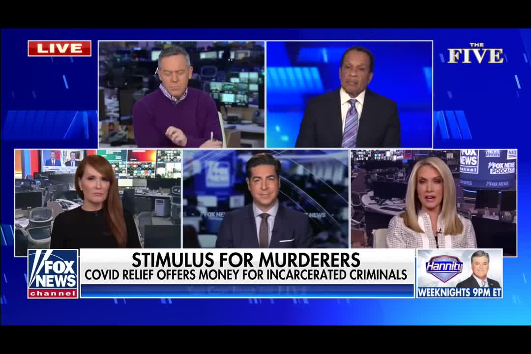 The Five blast Democrat relief bill sending money to incarcerated murders