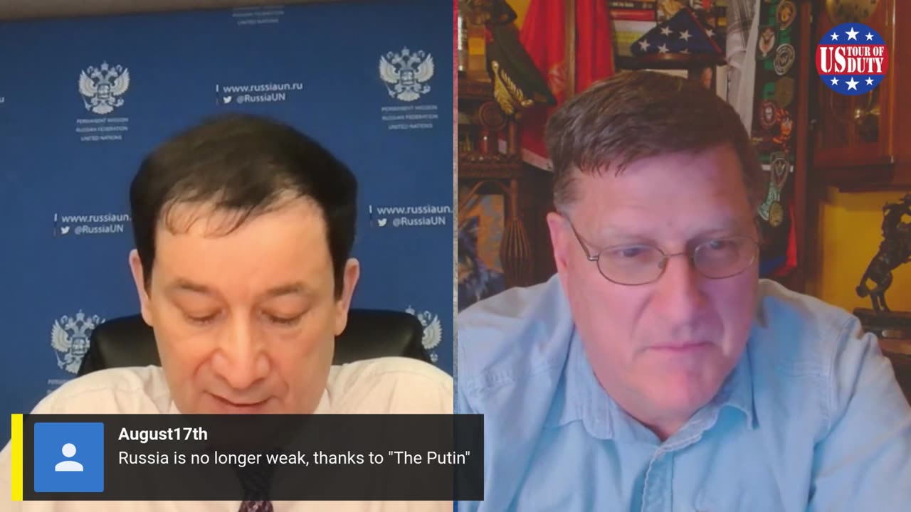 Russian Deputy Ambassador to UN Tells Scott Ritter: We want good relations with U.S.