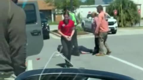 Florida Chick-fil-A worker takes down would-be carjacker after he stole keys from woman with baby