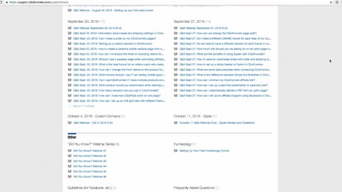 ClickFunnels Weekly Q&A Webinar - October 18, 2016