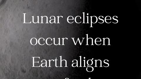 Lunar eclipses