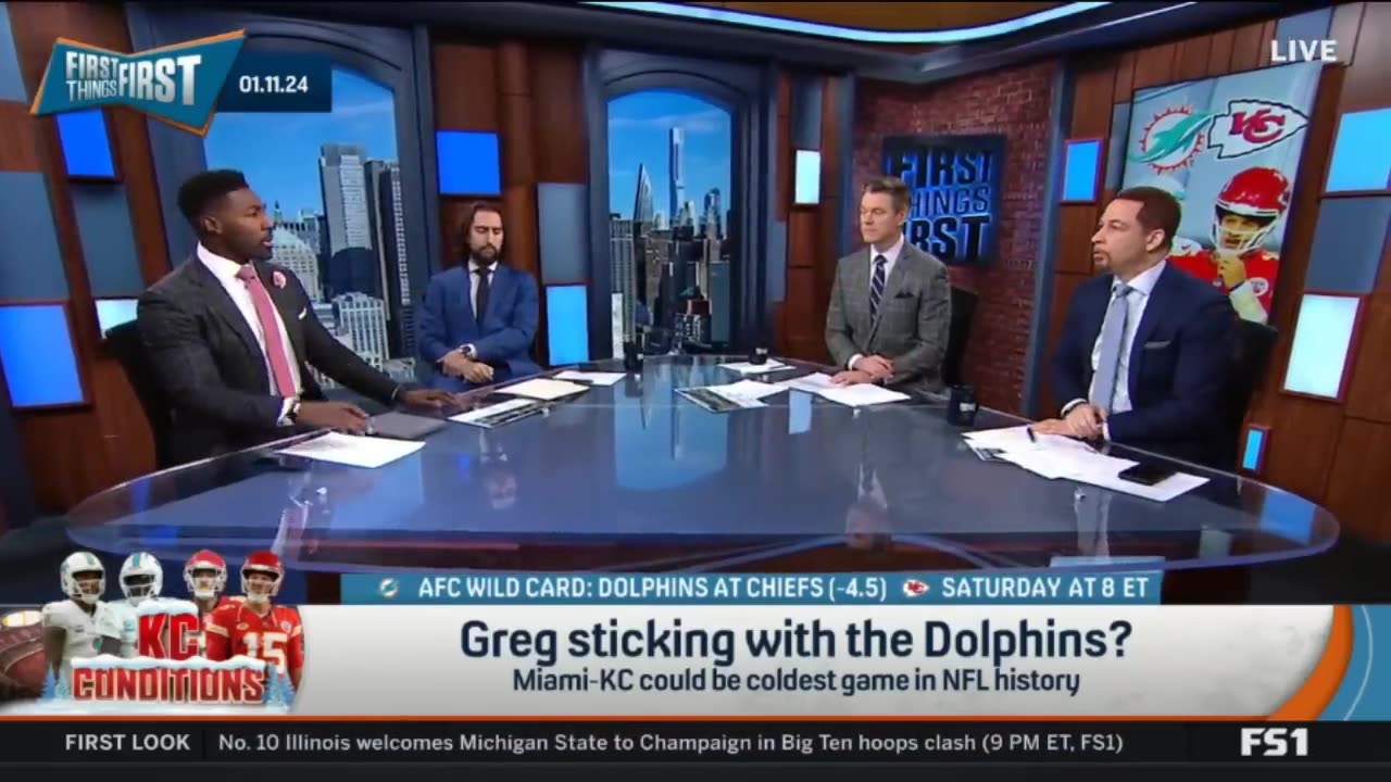 FIRST THINGS FIRST Dolphins need to run the ball early against Chiefs, Belichick headed to Dallas