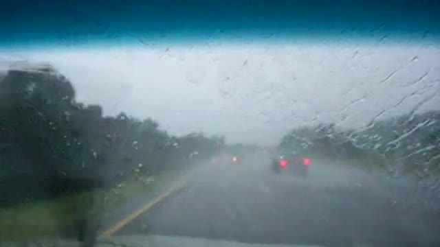 driving in the rain carefully