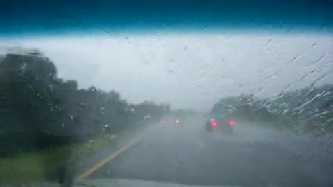 driving in the rain carefully