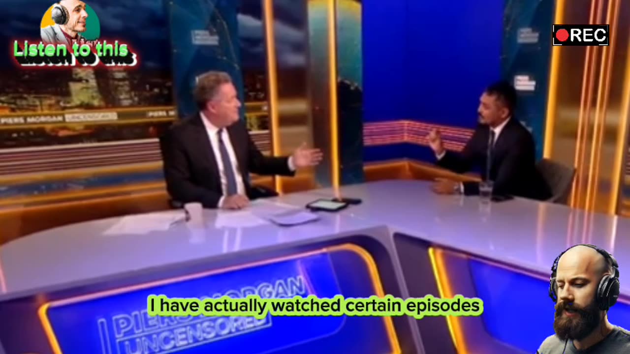 The Muslim Basher Piers Morgan vs Dilly Hussein