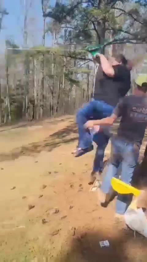 Overtaking on the zip line