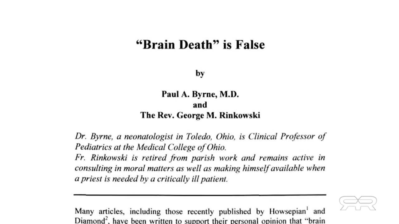 Organ Harvesting and the Brain Death Fallacy