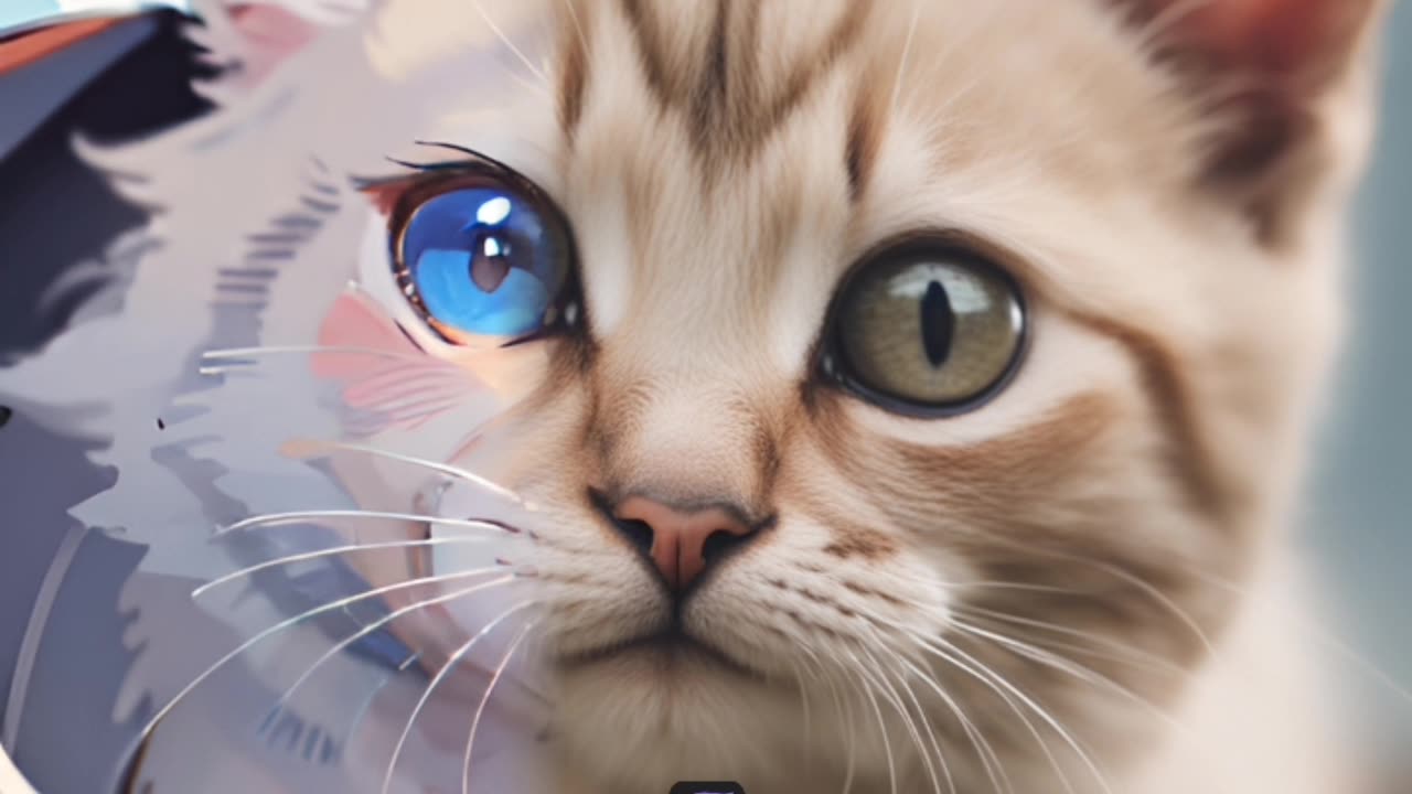Cat very cute 🥺🥰 video generator by Ai 🤖 #cat #cats #rumble #rumbleshorts #gpt #fun