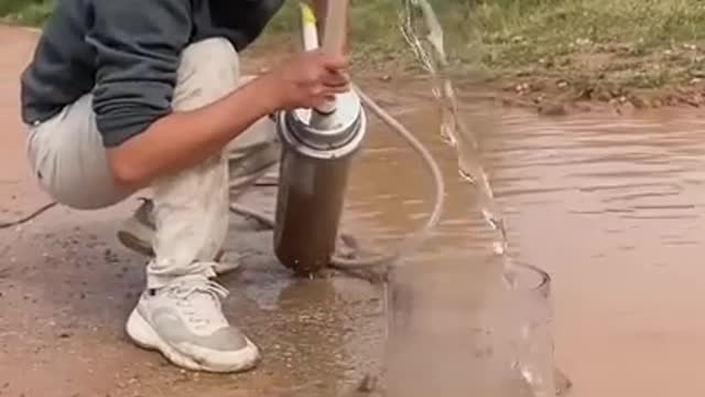 Changed old water to fresh water