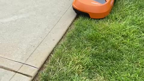 Worx Landroid L automower crossing driveway