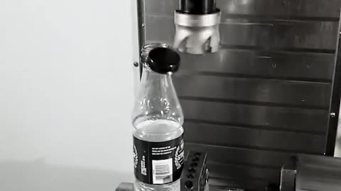 Ultimate Precision: CNC Machine Removes Bottle Cap with Ease #shorts