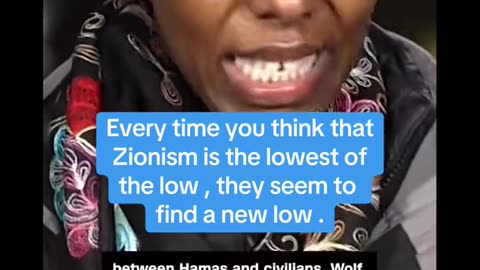 ZIONISM ALWAYS SEEM TO FIND A NEW LOW