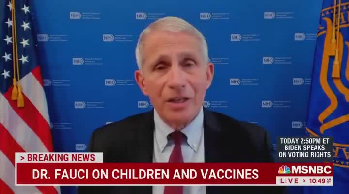 WOW! Dr. Fauci Bizarrely Claims 3-Year-Old Toddlers SHOULD Wear Masks