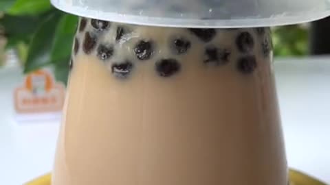 Have you ever eaten milk tea that you can bite