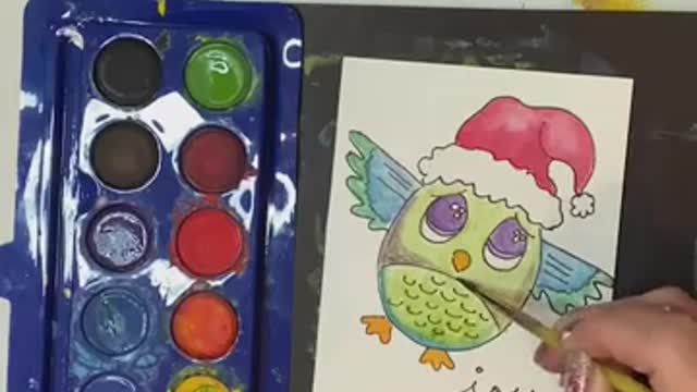 Whimsical Wilson the Owl Card Tutorial