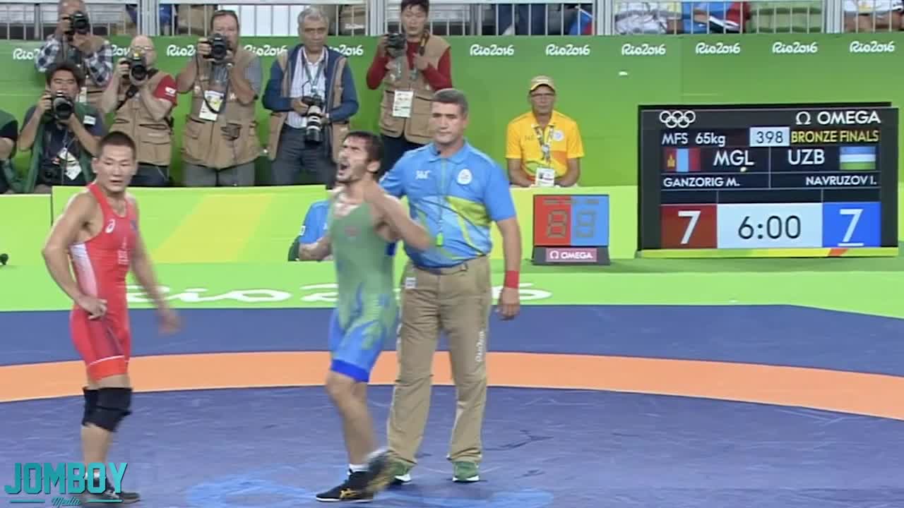 Wrestling Coaches Strip in Protest at the 2016 Olympics