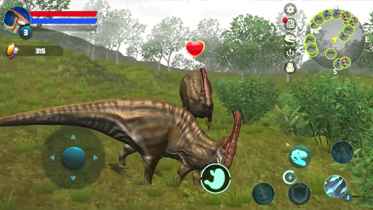 DINOSAUR Parasaurolophus Simulator Game