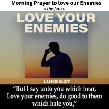 Morning Prayer -(Love Our Enemies) #youtubeshorts #grace #jesus #mercy #faith #fyp #bless #love #joy