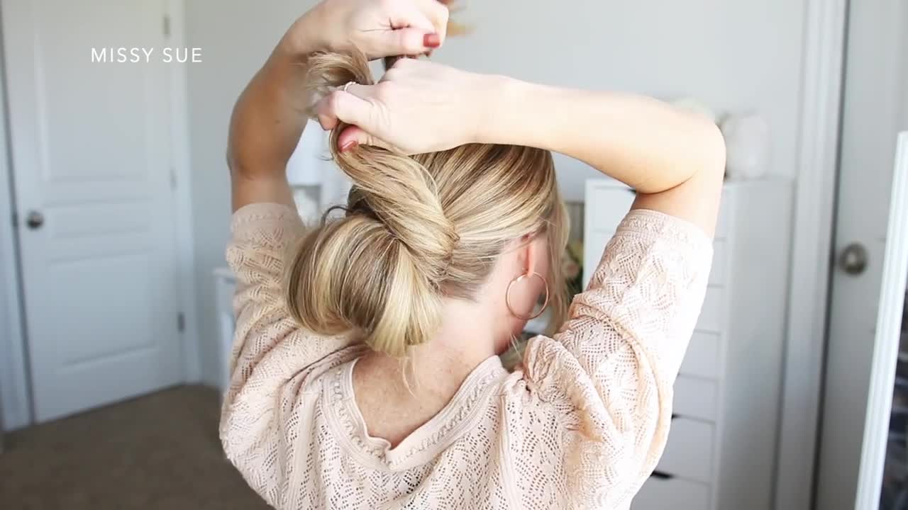 12⚡️EASY SCRUNCHIE HAIRSTYLES