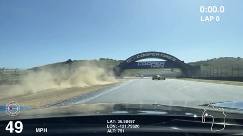 fishtail out of turn 3